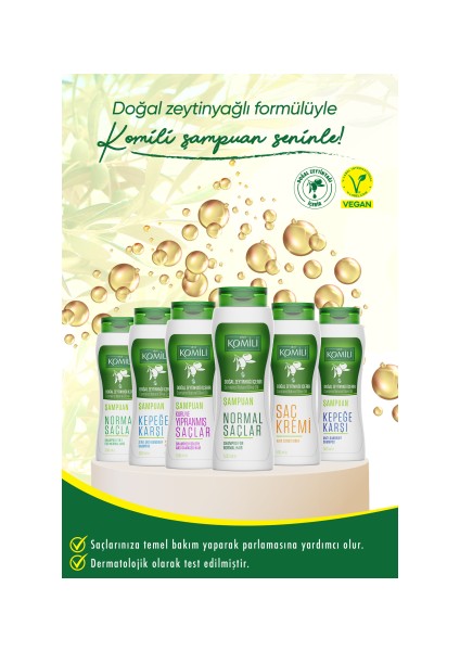 Kepekli Saçlar Için Kepek Karşıtı Vegan Şampuan 3'lü Set - 3 x 500 ml
