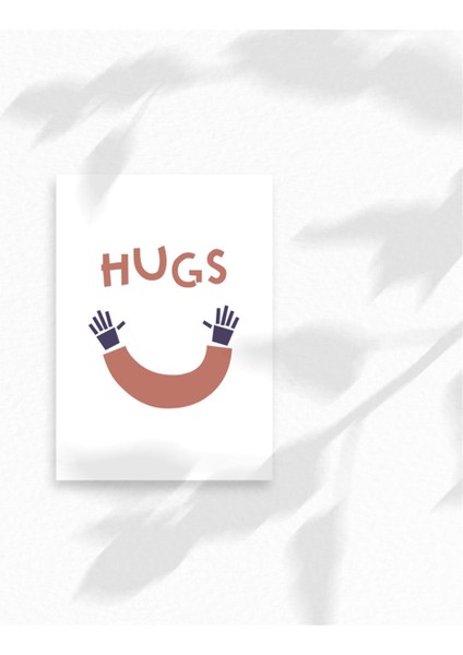 Hugs Baskılı A3 Duvar Posteri fiyatları