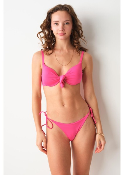 Maya Dolgulu Bikini Tek Üst Pembe 239101 fırsatları