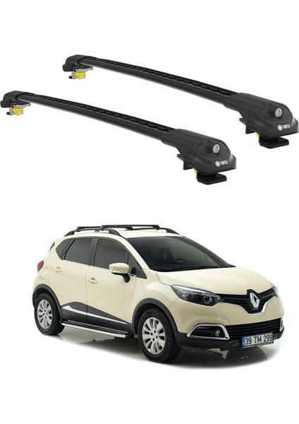 Renault Captur (J87) 2013-2019 Turtle Air1 Ara Atkı Siyah