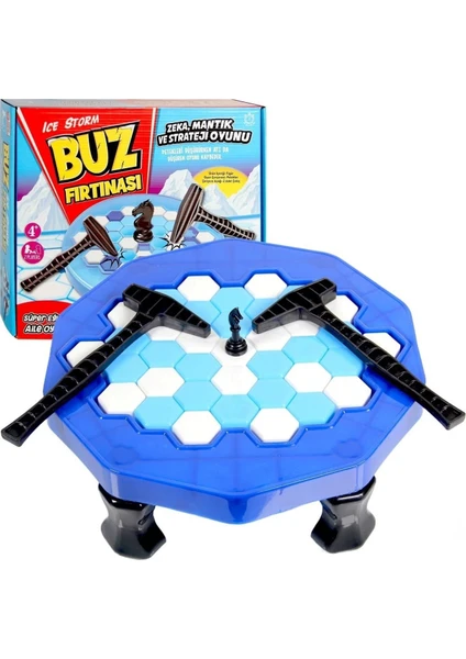 Karanes Toys Buz Tuzağı Buz Kırma Son Kale Buz Fırtınası Eğitici Zeka ve Strateji Oyunu