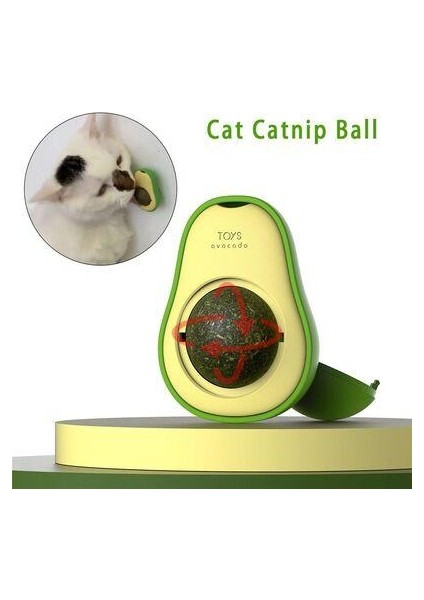 Avokado Catnip (Kedi Otlu) Kedi Çimi Topu Kedi Oyuncağı