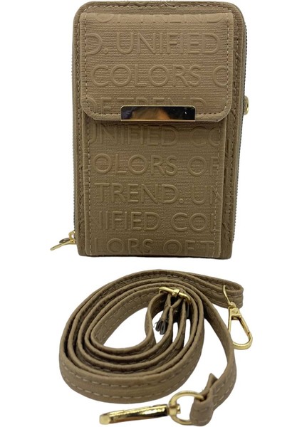 Kadın Çapraz Askılı Telefon Bölmeli Cüzdan Çanta