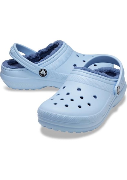 Classic Lined Clog Çocuk Terlik 207010-4NS Blue Calcite fiyatları