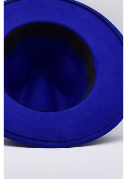 Erkek Ayarlanabilir Saks Mavi Fedora Şapka modelleri