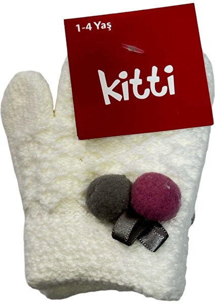 Kitti Bebe Örme Eldiven 1-4 Yaş Mint-1-4 Yaş