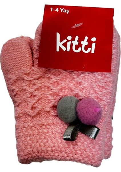 Kitti Bebe Örme Eldiven 1-4 Yaş Mint-1-4 Yaş