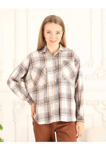 Kare Desenli Kadın Gömlek fiyatları