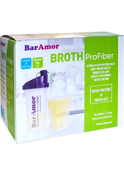 BROTH Pro-E – Peynir Altı Suyu Protein İzolatı (Whey Protein İzolatı),Hidrolize Kollajen ve Mısır Lifi İçeren Et Suyu Aromalı Takviye Edici Gıda (7 Günlük)