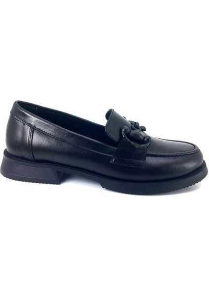 10730 Deri Günlük Bayan Ayakkabı-Siyah fiyatları
