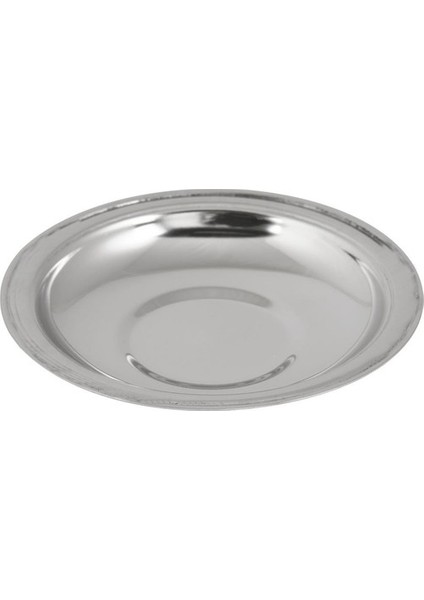 Çay Tabağı Paslanmaz Çelik Çay Tabağı 10 cm 12 Adet 1 Düzine 0,40 mm