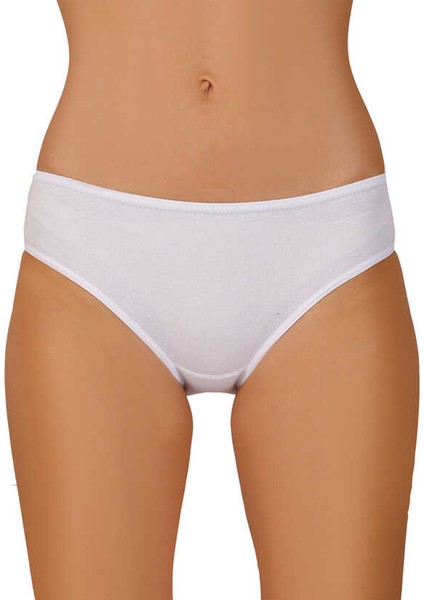 2063 Kadın Ribana Biyeli Bikini Külot 12 Li Paket