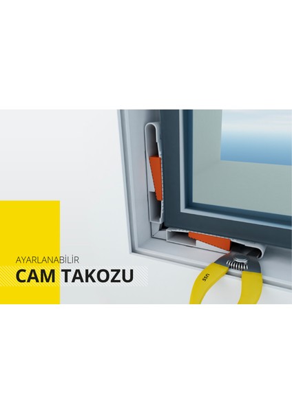 18 MM Ayarlı Cam Takozu 500 Adet
