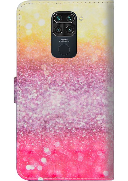 Açık Nokta Dekor Desen Baskı Cüzdan Standı Deri Kılıfı Xiaomi Için Kayış ile Deri Kılıf Not 9/redmi 10X 4g-Multiple Renkler (Yurt Dışından) fırsatları