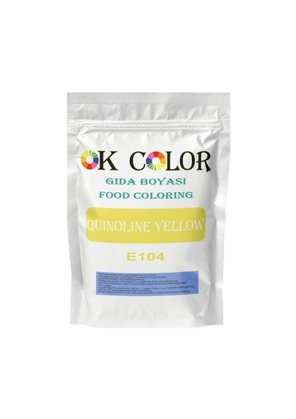 Quinoline Yellow E104 Toz Civciv Sarısı Gıda Boyası 50 gr