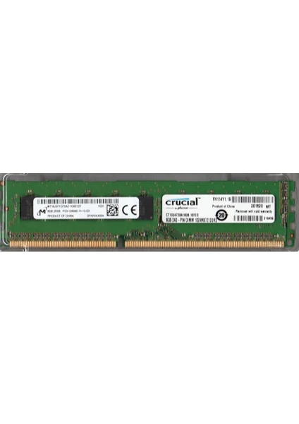 Mıcron MT18JSF1G72AZ-1G6E1ZF PC3-12800E Ddr3 1600 8gb Ecc 2rx8 Server Ram Bellek