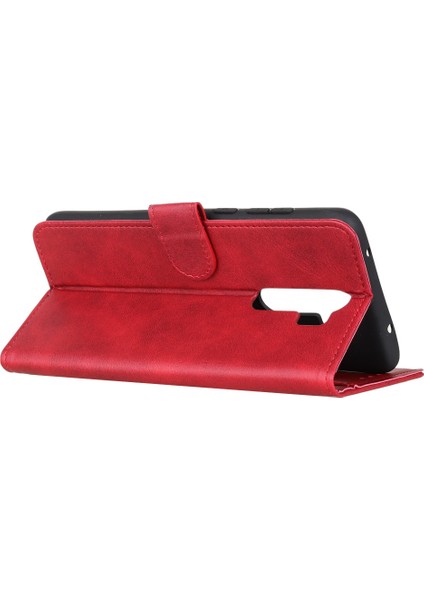 Stand Cüzdan Pu Deri Koruyucu Kapak Xiaomi Redmi 9-Red (Yurt Dışından) fırsatları