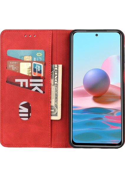 Xiaomi Redmi Için Note 11 5g (Çin) (Mediatek)/not 11T 5g/not 11S 5g Renk Ekleme Tam Koruma Deri Stand Cüzdan Kapağı Telefon Kılıfı Kırmızısı (Yurt Dışından) fırsatları