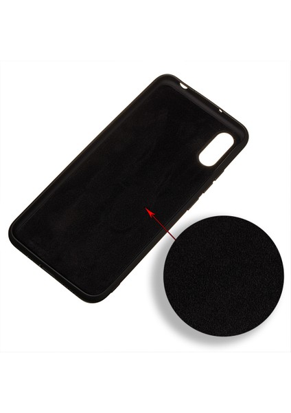 Sıvı Silikon Kapak Xiaomi Redmi 9A-BLACK Için Kradard ile Telefon Koruyucu Kılıf (Yurt Dışından)