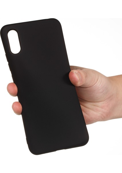 Sıvı Silikon Kapak Xiaomi Redmi 9A-BLACK Için Kradard ile Telefon Koruyucu Kılıf (Yurt Dışından)