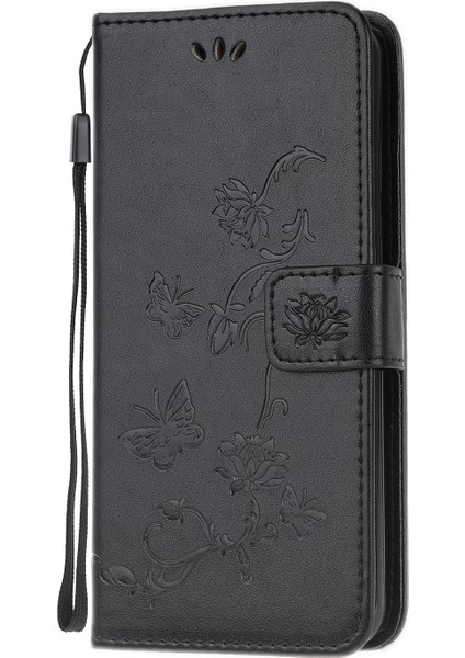 Xiaomi Redmi 9-Black Için Baskı Kelebek Çiçek Cüzdan Deri Kapak (Yurt Dışından) fiyatları