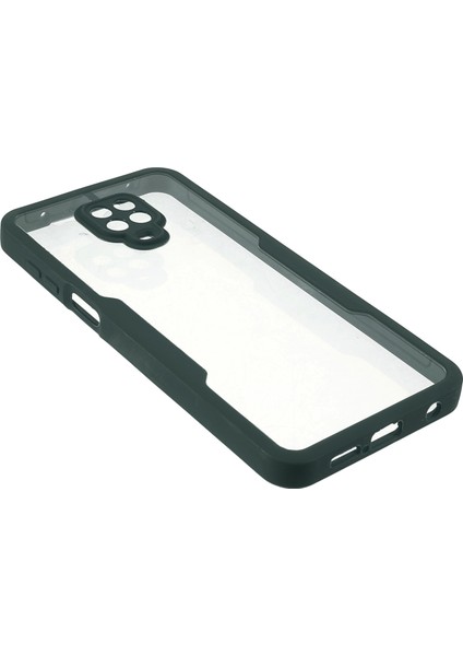 Her Şey Dahil Pet Ekran Koruyucu+Akrilik Arka Panel+Tpu Çerçeve Koruyucu Kılıf Xiaomi Redmi Note 9 Pro Max/note 9s/note 9 Pro-Dark Green (Yurt Dışından) fırsatları