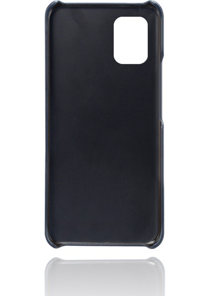Çift Kart Yuvaları ile Pu Deri Kaplamalı Xiaomi Mi 10 Lite 5g-Blue Için (Yurt Dışından)