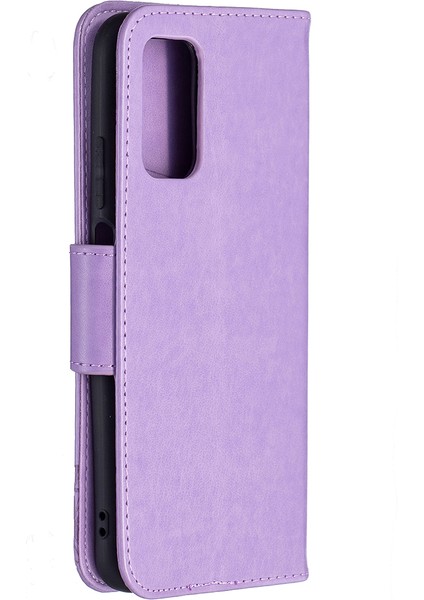 Xiaomi Için Poco M3 Baskı Kelebekleri Cüzdan Stand Flip Deri Telefon Kabuk Doğumu (Yurt Dışından)