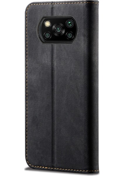 Eğlence Tarzı Kot Pantolon Xiaomi Poco X3/poco X3 Nfc-Black Için (Yurt Dışından)