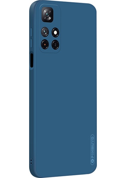 Telefon Kılıfı Kesin Kesim Anti-Drop Pürüzsüz Doku Xiaomi Redmi Için Telefon Kapağı Not 11 5g (Çin) (Mediatek)/redmi Not 11T 5g/redmi Not 11S 5g-Blue (Yurt Dışından)