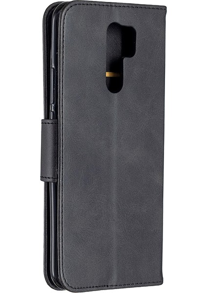 Cüzdan Standı Pu Deri Telefon Koruma Çantası Xiaomi Redmi 9-Black (Yurt Dışından) modelleri