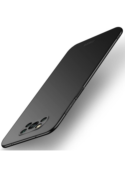 Xiaomi Için Poco X3/x3 Nfc Kalkanı Ince Buzlu Sert Plastik Kasa Black (Yurt Dışından)