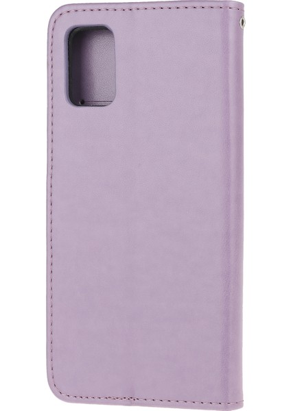 Baskı Kelebek Çiçekler Tasarım Deri Cüzdan Telefon Kapağı Xiaomi Poco M3-Purple Için (Yurt Dışından)