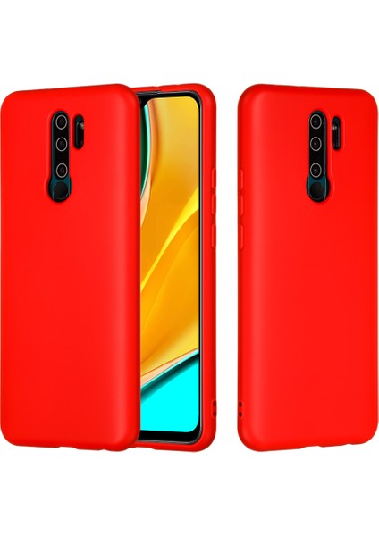 Xiaomi Redmi 9-Red Için Sıvı Silikon Telefon Kapağı Kılıfı (Yurt Dışından) fiyatları
