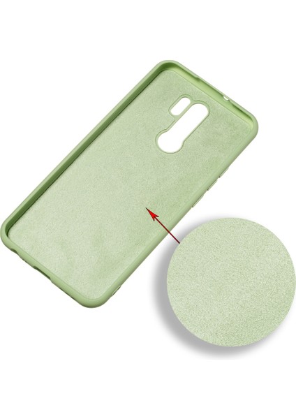 Xiaomi Redmi 9-Yeşil Için Sıvı Silikon Telefon Kapak Kılıfı (Yurt Dışından) modelleri