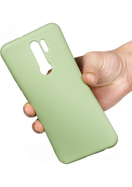 Xiaomi Redmi 9-Yeşil Için Sıvı Silikon Telefon Kapak Kılıfı (Yurt Dışından) fırsatları