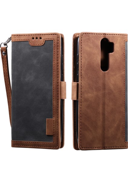Xiaomi Redmi 9-Grey Için Cüzdan Deri Telefon Kabuğu ile Retro (Yurt Dışından) fiyatları