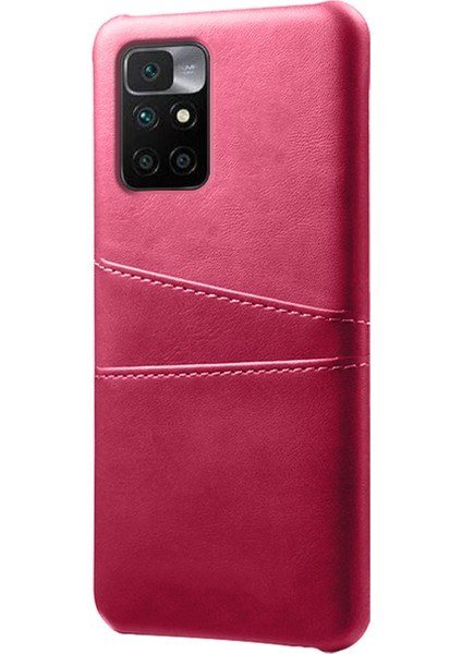 Şık Hafif Pu Deri+Pc Combo Xiaomi Için Çift Arka Kart Yuvalı Sert Kapak Not 11 4g (Mediatek)/10 4g (2021)/10 2022 4g-Rose (Yurt Dışından) fiyatları