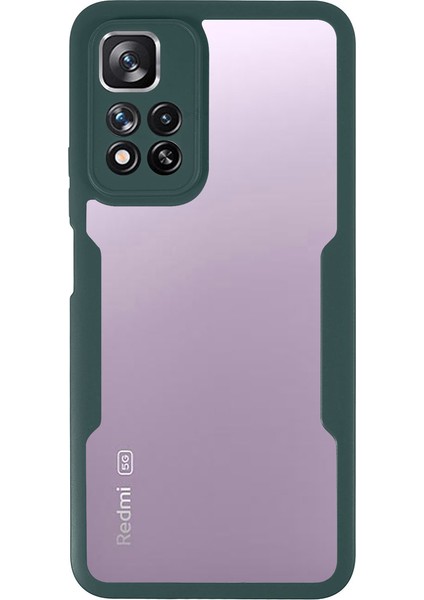 Kamera Lens Koruyucu Pet Ekran Filmi+Akrilik+Tpu Telefon Kılıfı Xiaomi Redmi Için Tam Vücut Koruma Kapağı Not 11 Pro 5g (Çin) (Mediatek)/not 11 Pro+5g-Dark Yeşil (Yurt Dışından) fiyatları