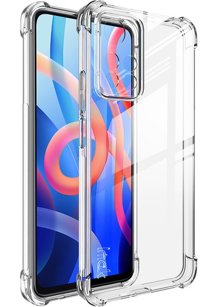 Dört Köşe Hava Yastığı Şok Geçirmez Şeffaf Tpu Telefon Kasası, Ekran Koruyucusu Olan Xiaomi Redmi Note 11 Pro+ 5g/redmi Note 11 Pro 5g (Çin) (Mediatek) -Transparent (Yurt Dışından)