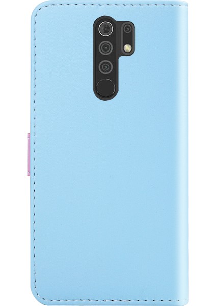 Xiaomi Redmi 9 Için Cüzdan Kapağı Olan Üç Renkli Pu Deri (Yurt Dışından) fırsatları