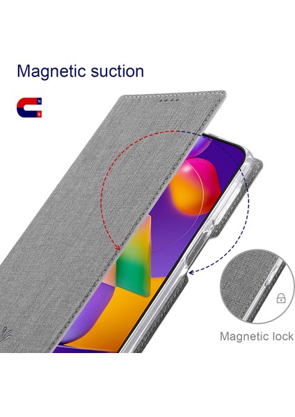 Flip Telefon Kılıfı Dokulu Pu Deri Stand Xiaomi Redmi Için Otomatik Manyetik Kapalı Telefon Kapağı Not 11 Pro+ 5g/redmi Note 11 Pro 5g (Çin) (Mediatek) -Grey (Yurt Dışından) fiyatları