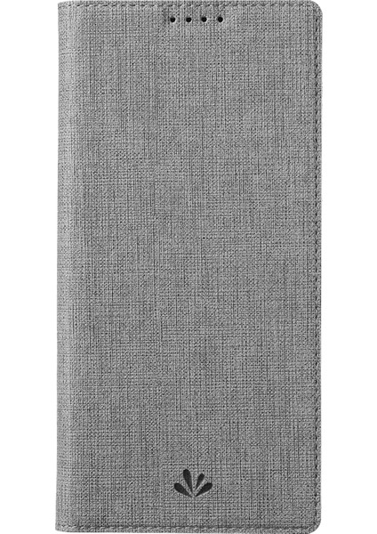 Flip Telefon Kılıfı Dokulu Pu Deri Stand Xiaomi Redmi Için Otomatik Manyetik Kapalı Telefon Kapağı Not 11 Pro+ 5g/redmi Note 11 Pro 5g (Çin) (Mediatek) -Grey (Yurt Dışından) modelleri