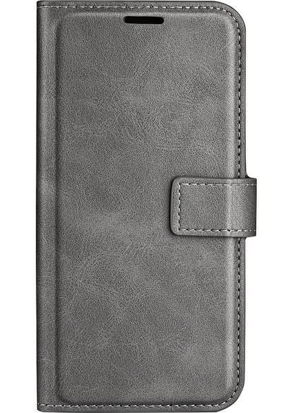 Pu Deri Manyetik Cüzdan Standı Kasa Şok Geçirmez Tpu Xiaomi Redmi Için Iç Koruyucu Flip Kapak Not 11 Pro+ 5g/redmi Note 11 Pro 5g (Çin) (Mediatek) -Grey (Yurt Dışından) fiyatları