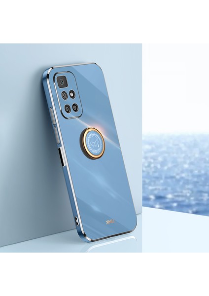Xiaomi Için Xinli Redmi 10 4g (2021)/REDMI 10 2022 4g/redmi 10 Prime/redmi Not 11 4g (Mediatek) Ring Tutucu Tpu Telefon Kılıfı Kapak Blue (Yurt Dışından) fırsatları