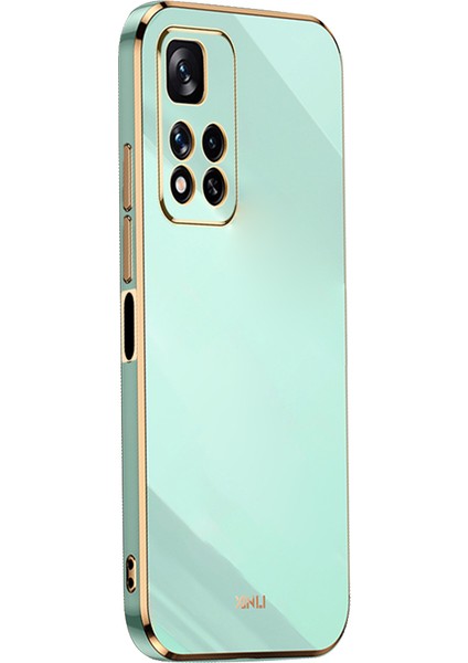 Xiaomi Redmi Için Xinli Note 11 Pro 5g (Çin) (Mediatek)/not 11 Pro+ 5g Hassas Lens Kesim Tpu Akıllı Telefon Şok Geçirmez Kılıf Şık Elektrokopulasyon Altın Kenar Telefon Kapak-Chyan (Yurt Dışından)