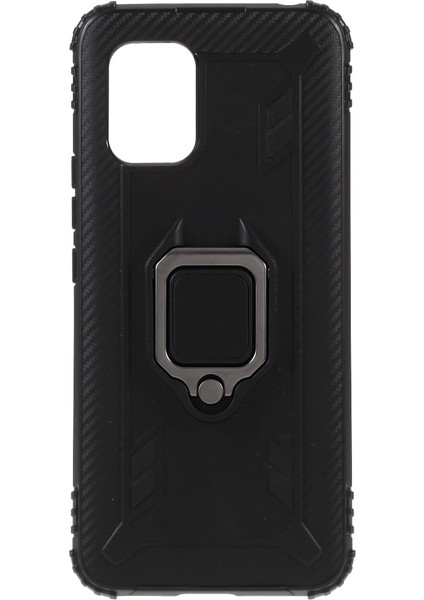 Xiaomi Mi 10 Lite 5g/mi 10 Gençlik 5g-Black Için Parmak Yüzük Kickstand ile Anti-Drop Tpu Kılıfı (Yurt Dışından)
