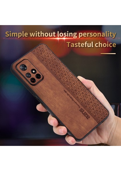 Xiaomi Redmi Için Not 11T 5g/not 11S 5g/not 11 5g (Mediatek)/poco M4 Pro 5g Baskılı Desen Telefon Kapağı Deri Kaplı Tpu Kasa-Mor (Yurt Dışından)