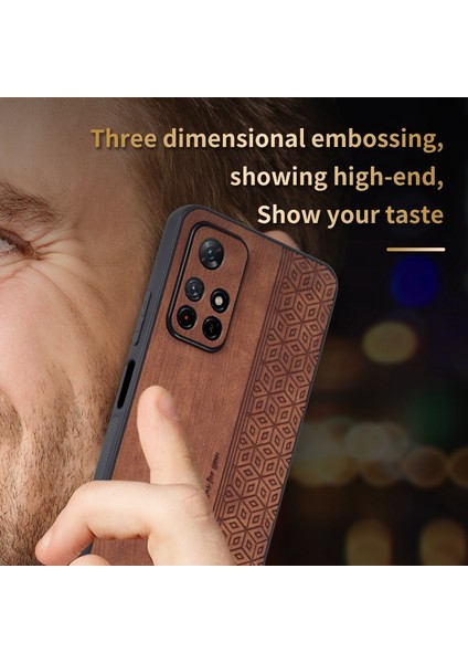 Xiaomi Redmi Için Not 11T 5g/not 11S 5g/not 11 5g (Mediatek)/poco M4 Pro 5g Baskılı Desen Telefon Kapağı Deri Kaplı Tpu Kasa-Mor (Yurt Dışından)