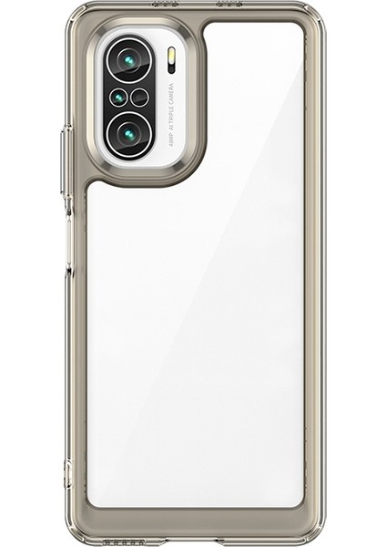 Xiaomi Için Poco F3/mi 11I/MI 11X/MI 11X Pro/redmi K40/K40 PRO/K40 Pro+ Bağımsız Düğmeler Telefon Kabuğu Tpu+ Akrilik Hibrit Kılıf Kılıf Kılıfı Gri (Yurt Dışından)